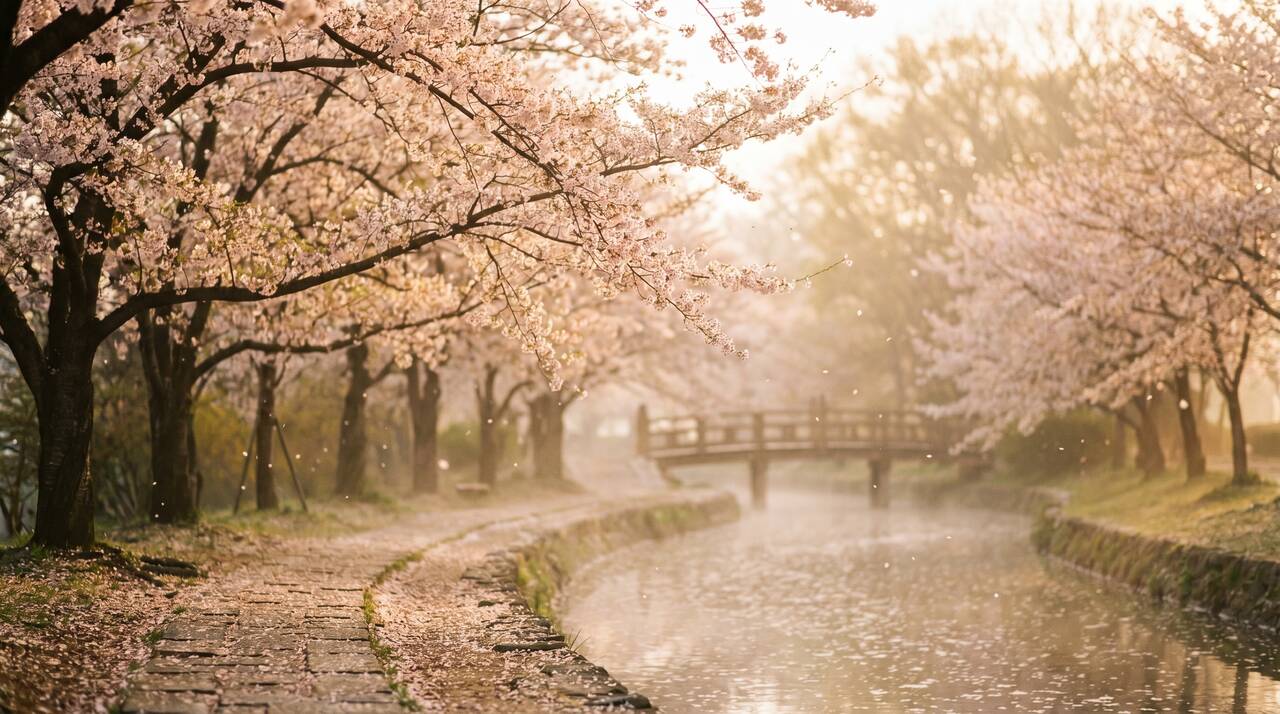 樱花视频 - 樱花河畔春日影像 - xpbqsjj.cn